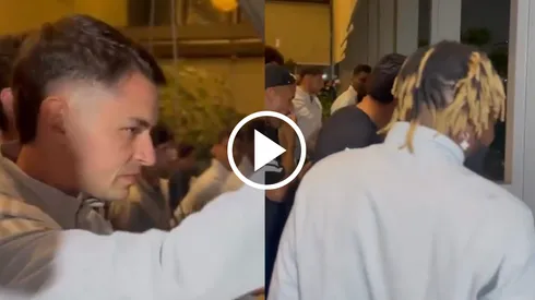 Fidalgo la rompió con este gesto.