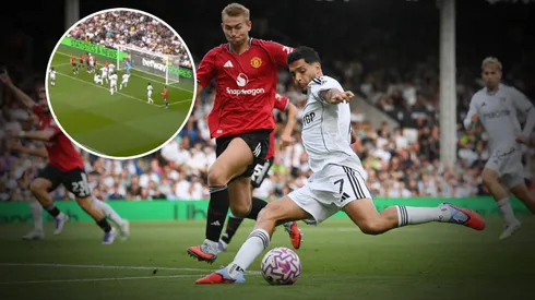 Raúl Jiménez no pudo marcar gol contra el United