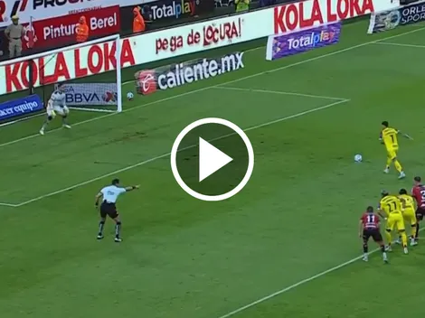 América pega primero: penal de Brian Rodríguez abre el marcador