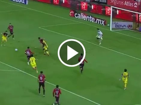 El golazo de Fidalgo que enmudeció a todo el Atlas