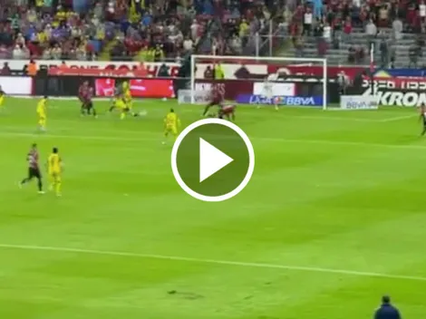 La otra toma que no se vio en TV del golazo de Saint-Maximin en su debut