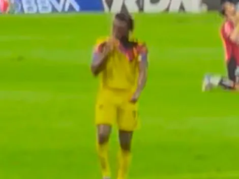 No se vio en TV: el beso de Saint-Maximin al escudo en su debut