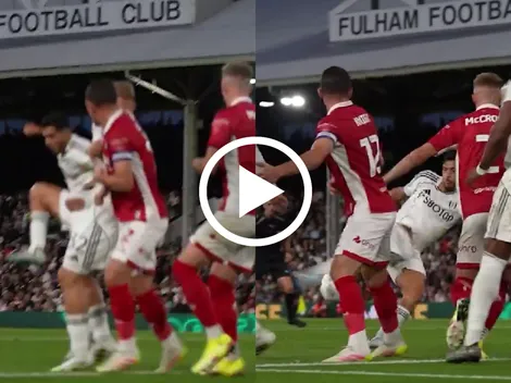 El golazo de Raúl Jiménez en Carabao Cup desde un ángulo que no se vio en TV