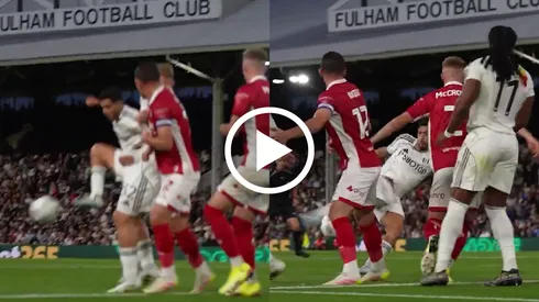 El golazo de Raúl Jiménez en Carabao Cup desde un ángulo que no se vio en TV