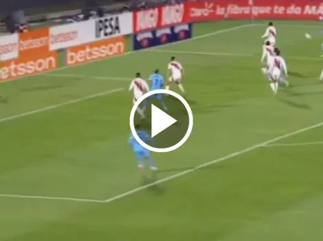 Así fue el golazo de Rodrigo Aguirre contra Perú