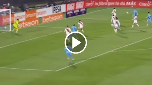 Rodrigo Aguirre convirtió un golazo contra Perú