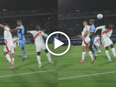 El golazo de Rodrigo Aguirre ante Perú desde un ángulo que no se vio en TV