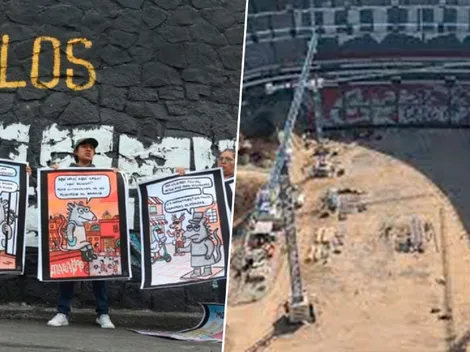Protesta vecinal pone en riesgo la remodelación del Estadio Azteca