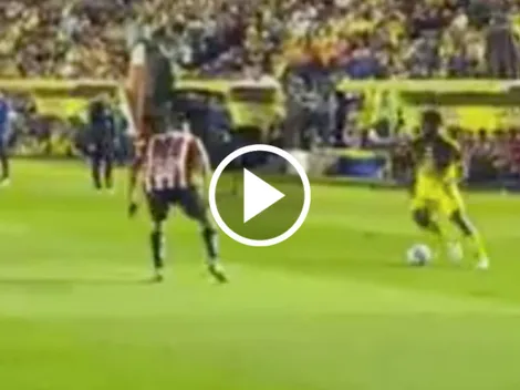 El increíble regate de Saint-Maximin para superar a Erick Gutiérrez