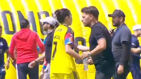 El gesto de Kiana con Villacampa.