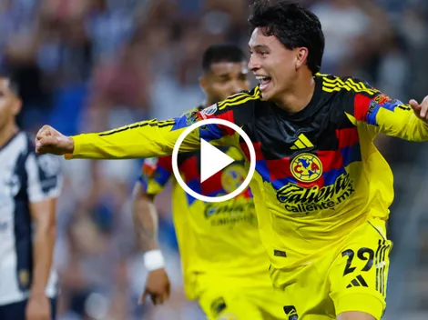 América despertó y logró un empate agónico en Monterrey