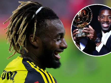 La emotiva reacción de Saint-Maximin al Balón de Oro de Dembélé