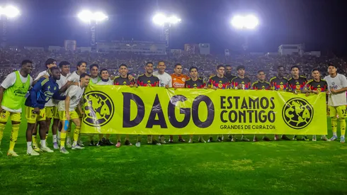 América se unió para enviarle un mensaje de ánimo a Dagoberto Espinoza