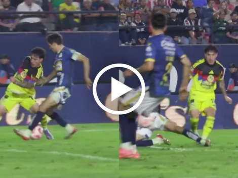 La toma que no se vio en TV del golazo de Zendejas a San Luis