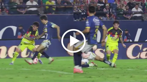 La toma que no se vio en TV del golazo de Zendejas a San Luis