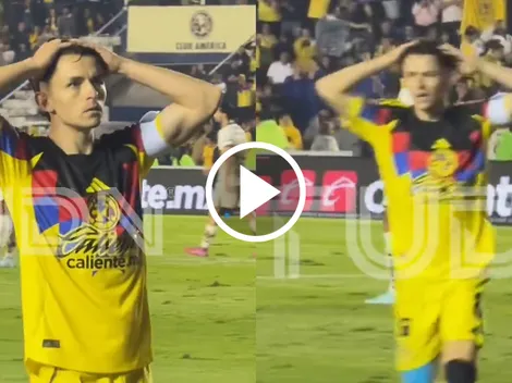 La épica reacción de Álvaro Fidalgo al golazo de Zendejas ante Pumas