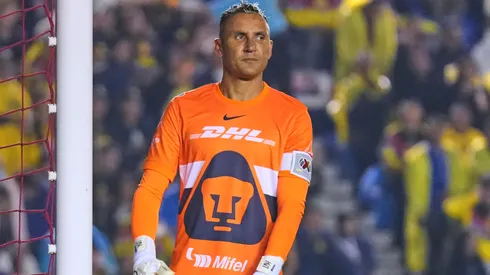 La imagen de Keylor después del golazo de Zendejas.