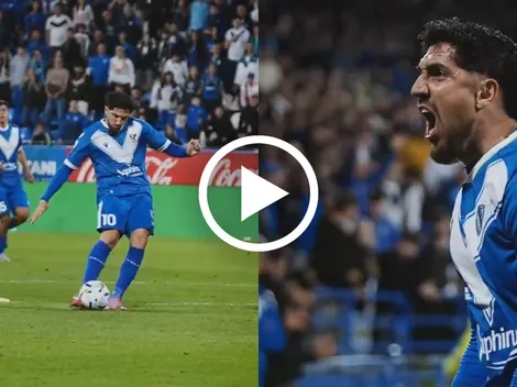 El golazo y épico festejo de Valdés desde un ángulo que no se vio en TV