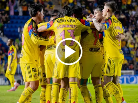 América goleó a Santos Laguna y sigue peleando por el liderato