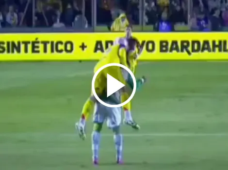 Polémica en el América: anulan gol de Aguirre por falta de Juárez