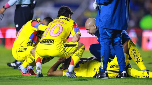 América sufrió otra lesión contra Santos.