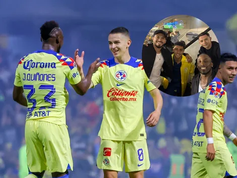 La inédita foto de Fidalgo, Quiñones y Henry que hechizó al América