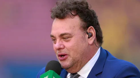 David Faitelson en una transmisión de TUDN.
