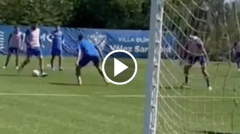 Diego Valdés sigue mejorando su condición física en Vélez