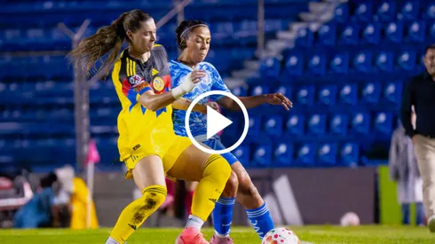 América Femenil enfrentó a Tigres en un choque muy intenso