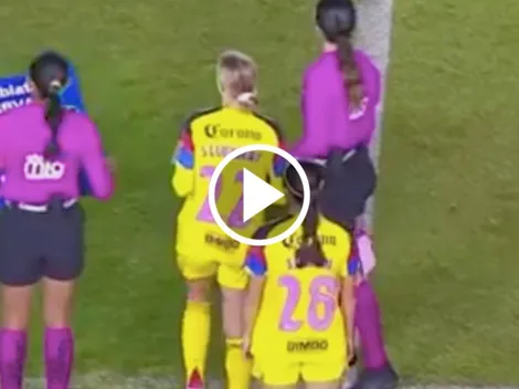 La ovación a Sarah Luebbert en su regreso con el América Femenil