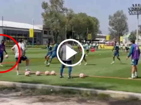 Saint-Maximin se luce en la práctica con un gesto técnico de crack