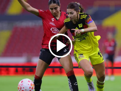 América Femenil venció a Atlas sobre la hora