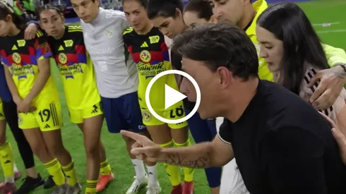 Villacampa dijo con épica arenga que América Femenil será campeón del Apertura 2025