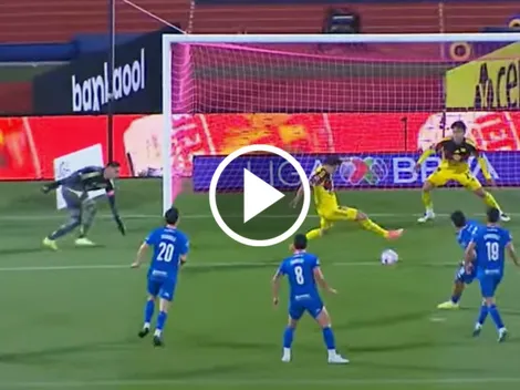 Así fue la milagrosa salvada de Sebastián Cáceres ante Cruz Azul