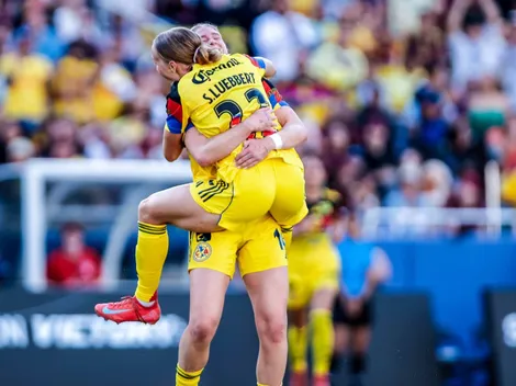 Afición de América Femenil sorprende con tremendo detalle a Sarah Luebbert