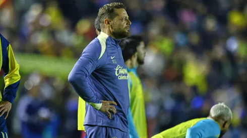 Marcos De Seixas en un partido del Club América de la Liga MX.