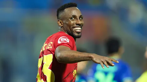 Julián Quiñones en un partido del Al Qadsiah, de Arabia Saudita.