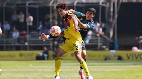 Patricio Salas, en un partido del Club América Sub-21.
