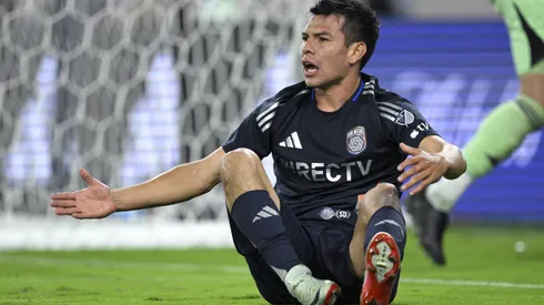 Hirving Lozano en un partido de la MLS con el San Diego FC.