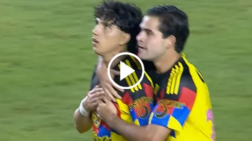 Kevin tuvo una reacción fría al gol.