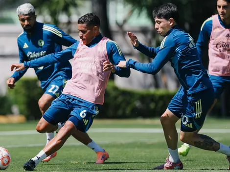 Los ausentes en el entrenamiento de América para el juego ante León