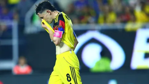 Álvaro Fidalgo en un partido del Club América en la Liga MX.