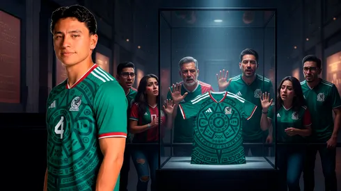 Así luciría Ramón Juárez con la nueva camiseta de la Selección Mexicana para el Mundial del 2026.