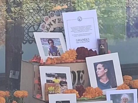 Diana González encabeza la ofrenda de Día de Muertos en las instalaciones de Coapa