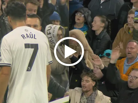 Afición de Wolves dedicó épico cántico a Raúl Jiménez en Craven Cottage