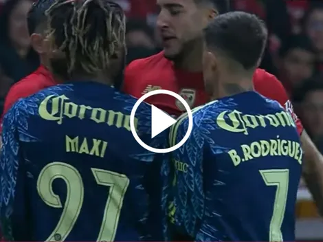 Saint-Maximin casi se va a los golpes con un jugador de Toluca