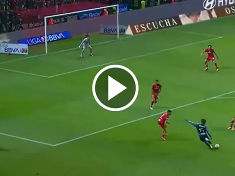 El zapatazo de Saint-Maximin que hizo temblar la portería de Toluca