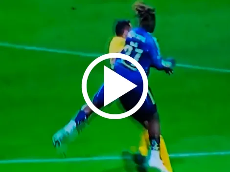 El durísimo golpe de Allan Saint-Maximin al árbitro Luis Enrique Santander