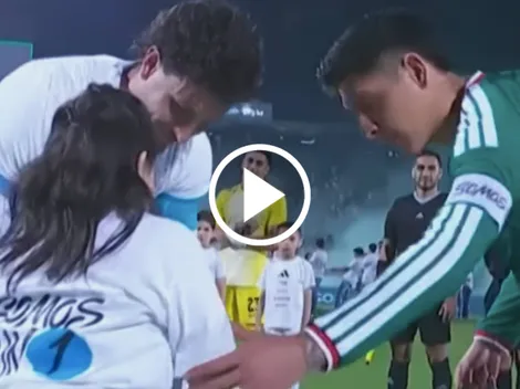 El noble gesto de Edson Álvarez en el amistoso ante Uruguay