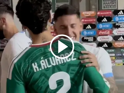 El gesto entre americanistas antes del México vs Uruguay